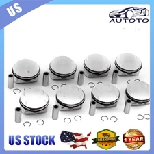 8x Pistons & Rings Kit For Mercedes-Benz M273 GL550 W212 E500 S550 W221 5.5L V8