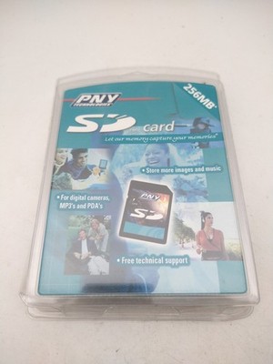 PNY 256MB SD Genuine Camera Memory Card | NEW, SEALED