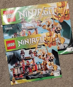 Used LEGO NINJAGO: Temple of Light (70505) Retired No Minifigures included
