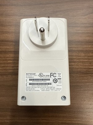 NETGEAR Powerline 1000 Essentials Edition PL1010V2 Ethernet Adapter Qty.1.
