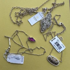 Kendra Scott Necklaces Set Of 3 $210 