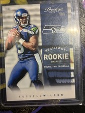 Panini 2012 Playoff Prestige Russell Wilson Rookie Base Card #238 Seahawks