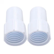 2pcs 1-1/2" Pool Hose Replacement Cuff Swivel Threaded Pool Vacuum Hose Cuff End