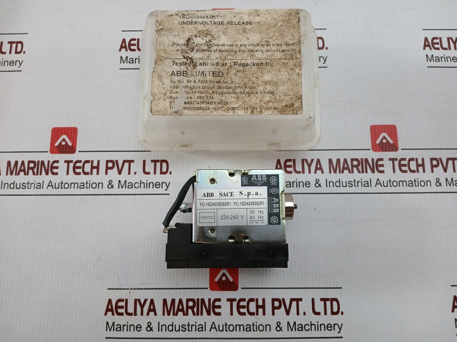 ABB YO-1SDA038292R1 Undervoltage Release Trip Coil 220-240V