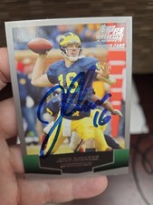 John Navarre 2004 Topps Draft Picks & Prospects Rookie Card #138 Michigan Signed. rookie card picture