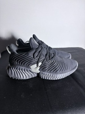 adidas Alphabounce Instinct CG5592 Black Gray Mesh Men's Athletic Sneakers