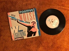 Positive Noise When Lightning Strikes 1983 synth pop new wave 7" 45 statik uk!