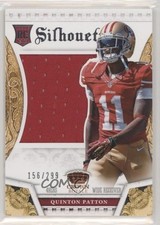 2013 Panini Crown Royale Rookie Retail Silhouettes /299 Quinton Patton #30 2u3
