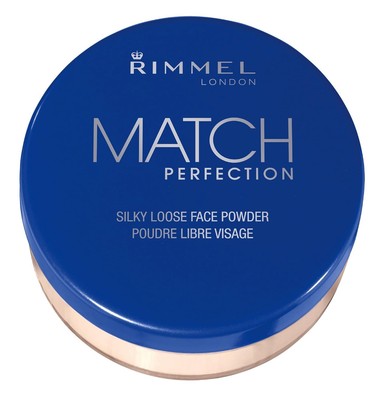 Rimmel London Match Perfection - 001 Transparent - Silky Loose Face Powder, Ligh