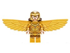 LEGO® Minifigura sh0634 - Mujer Maravilla (Príncipe Diana) - Minifigura Alas Doradas NUEVO