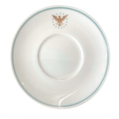 VTG Pan Am Airlines Porcelain Saucer, ''President'' Pattern, Noritake, Japan, 5'' W