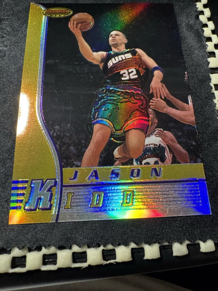 1996-97 Bowman's best Jason Kidd #79 refractor suns (has surface imperfections) - Image 4 of 4