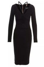 VERSACE Meduse Black Midi Mini Dress New & Authentic