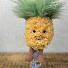 Jellycat Amuseable Pineapple Keyring Bag Charm  Retired Rare Keyring Plush