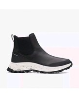 Image of Clarks BNIB Ladies Chelsea Boots ATL TREK UP WP Black Leather UK Size 8 D EU 42