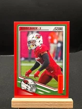 2025 Score Football - Budda Baker - Red Color Match - 77