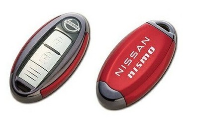 NISSAN NISMO Intelligent Key Case Holder Full Cover Type Chrome Red KWA10-60N10