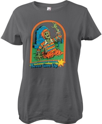 Steven Rhodes T-Shirt-Never Give Up Girly Tee DTR-5-SR336