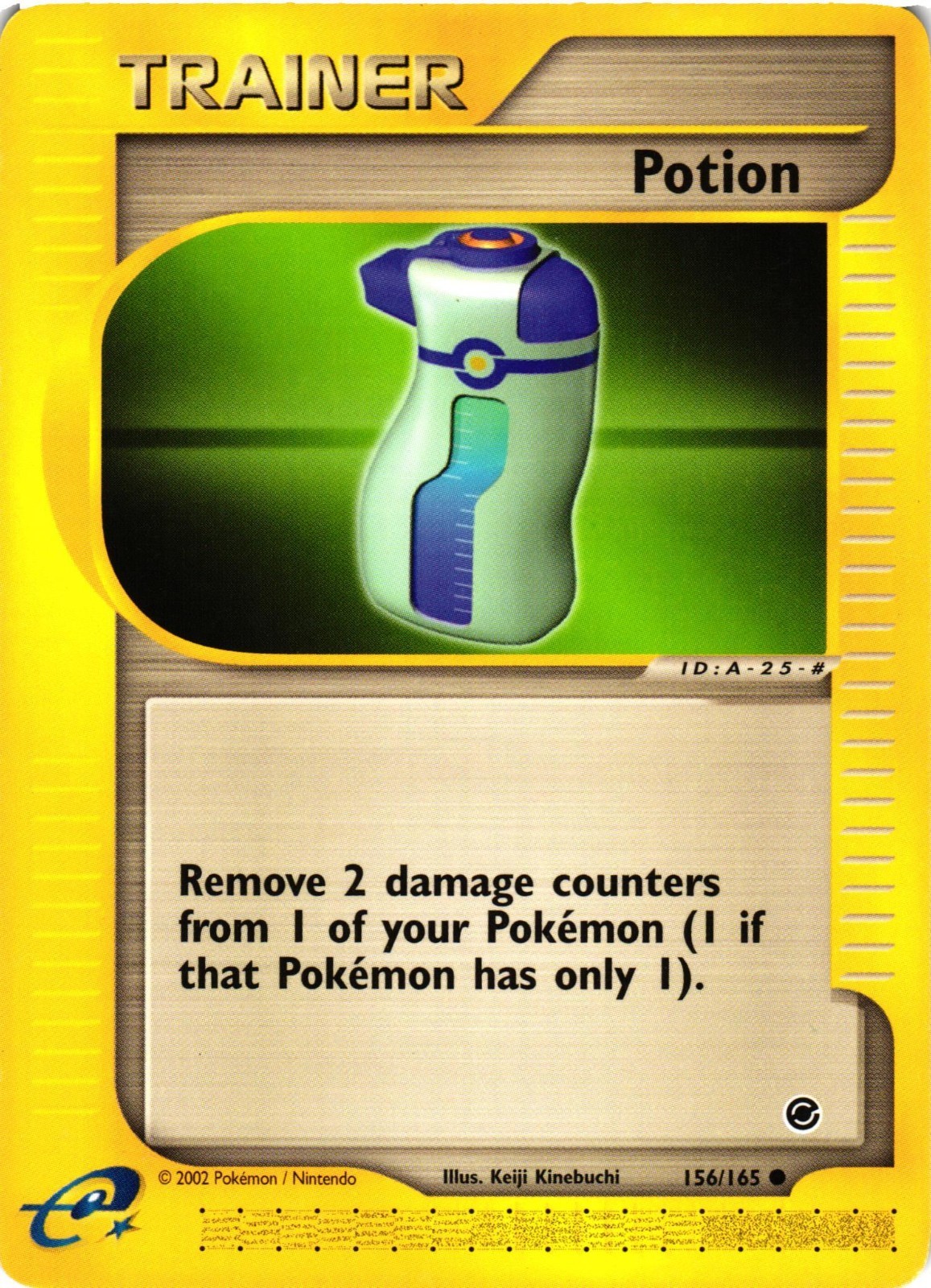 Pokemon TCG Expedition Base Set Potion 156/165 Common VLP
