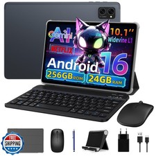 VekfulPC Android 16 Tablet 2026, Android Tablet with Pen and Keyb
