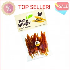 Pet 'n Shape Chik 'n Skewers - Chicken Wrapped Rawhide - All Natural Dog Treats,