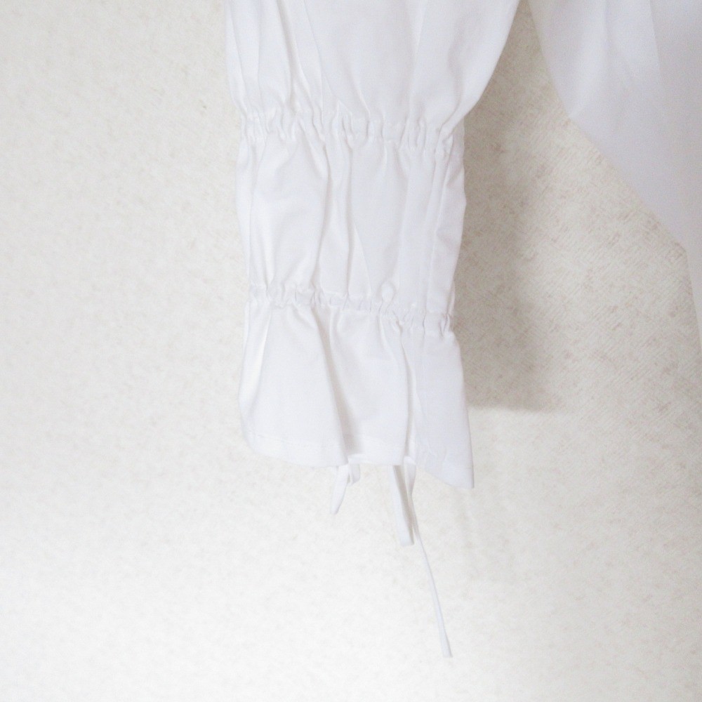 Ameri Dolman Sleeve Skipper Shirt Blouse White Wo… - image 6