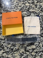 Men  s Louis Vuitton LV Slim Bracelet Adjustable Size 21 Brand New With packaging