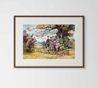 Cartoon Shooting Print. The Smooth Shoot von Norman Thelwell