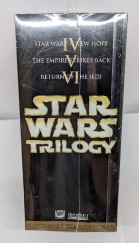 Star Wars Trilogy (Ⅳ,Ⅴ &Ⅵ) / Japan 2000 VHS Videotapes Box FVS-21365 Unopened! - Imagen 4 de 6