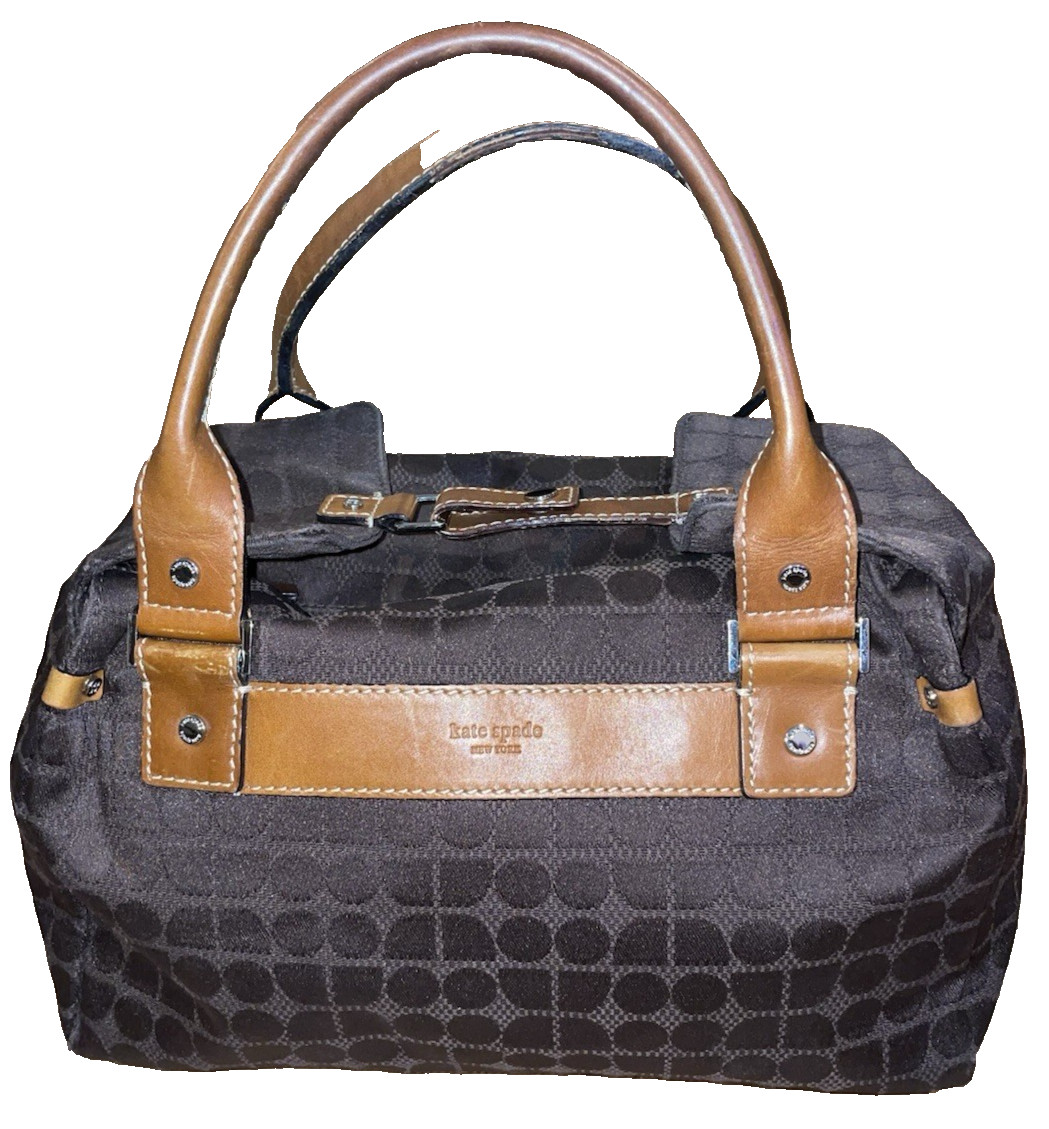 Vintage KATE SPADE Medium Rectangular Geometric T… - image 1