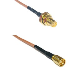 RG316 RP-SMA Female O-Ring to SMB FEMALE RF Cable FAST-SHIP LOT