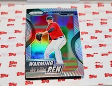Matt Manning 2020 Panini Prizm Warming in the Pen SILVER Holo RC Tigers
