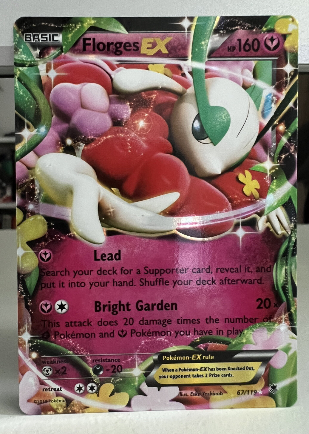Florges EX Phantom Forces XY 67/119 Mint Pokémon 2016