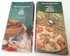 Lot-2 Cookbooks Benson Hedges World Recipes + Restaurants Beard 1976 Spiral HB