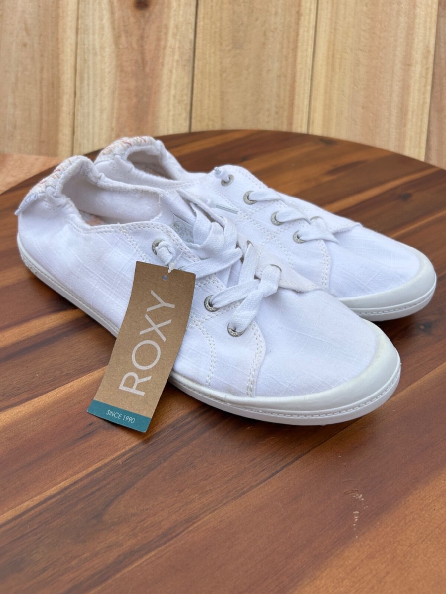 Bayshore Slip Roxy White Slip On Shoes Roxy Bayshore Closed Knit