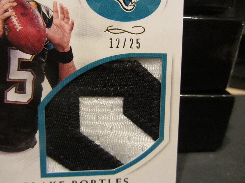 National Treasures Colossal Game Worn Jersey Jaguars Blake Bortles 12/25 2016 - Image 4 of 4