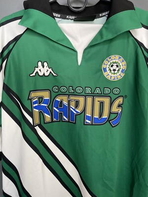 COLORADO RAPIDS 1999/2001 AWAY FOOTBALL SHIRT VINTAGE KAPPA JERSEY
