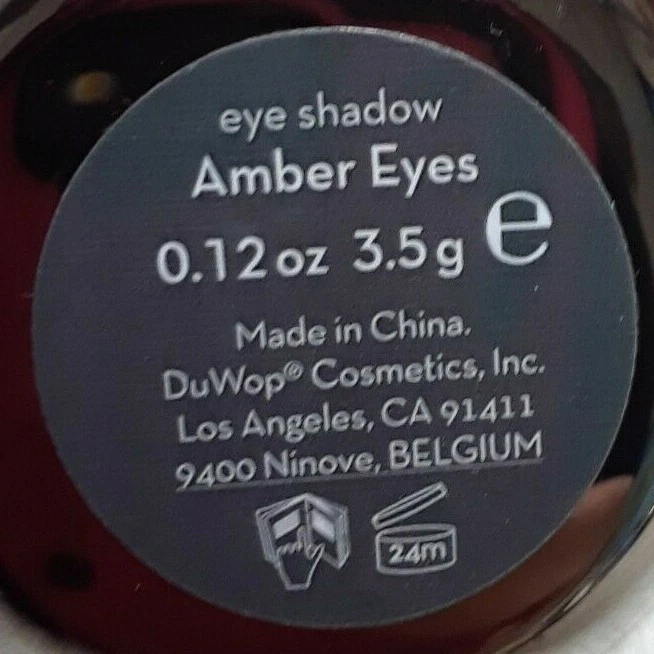 Sombra de ojos única DuWop AMBER EYES bronce dorado brillo 0,12 oz/3,5 g  Foto 2 de 4