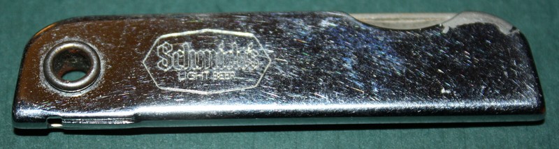 Vintage Promo Knife & Bottle Opener: USA, PA, Philadelphia, Schmidt's Lite Beer