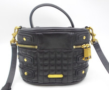 Rebecca Minkoff Hitch Hiker Oblong Crossbody Black Leather Handbag Purse