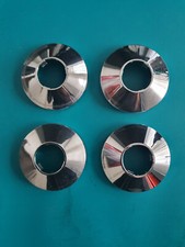 4 Stück Wasserrohr Abdeckung, Rosette, Plastik, silberfarben, innen ca. 22mm, D