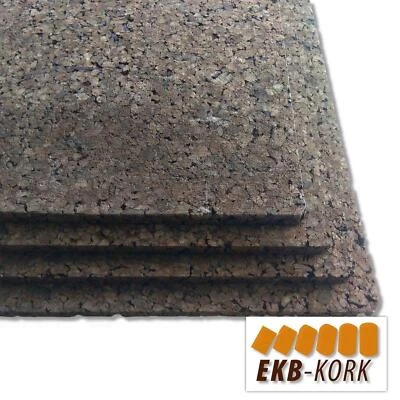EKB-KORK EUR 22,00 pro qm 5 Korkplatten Terrarium-Rückwand Isolierkork 20mm Schwarzkork