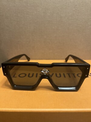 Louis Vuitton Cyclone Black Acetate Swarovski Crystal Sunglasses