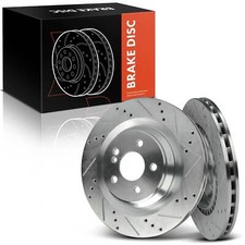 Drilled Brake Rotors for Mercedes-Benz CL550 09-14 CL600 S550 S450 SL550 Rear