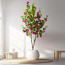 5FT Lifelike Artificial Bougainvillea Tree for Indoor/Outdoor Decor