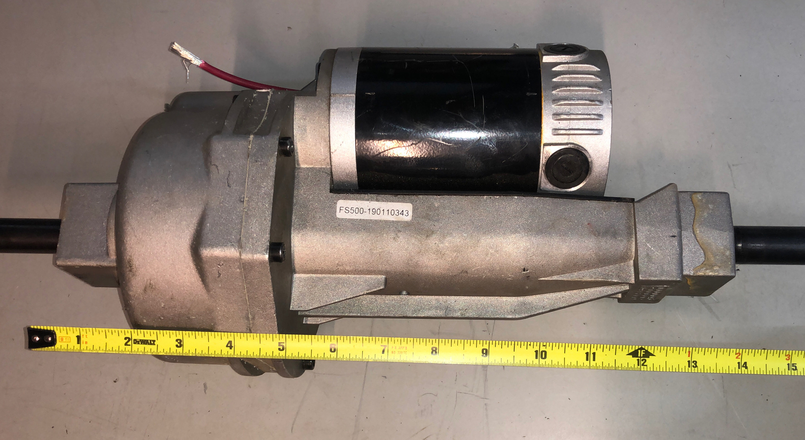 electric dc axle 12v 24v gocart powerwheels motor transaxle scooter