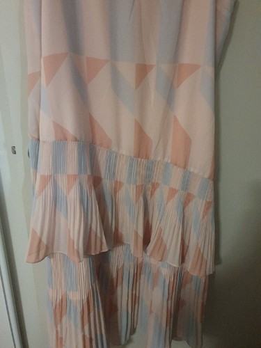 Cooper St Size 20 Sleeveless Patterned Pleated Tiered Midi Dress - Picture 6 of 12