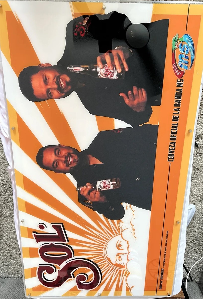 SOL Beer LED Illuminated Sign Cerveza official de la banda SOL Beer LED Illuminated Sign Cerveza official de la banda