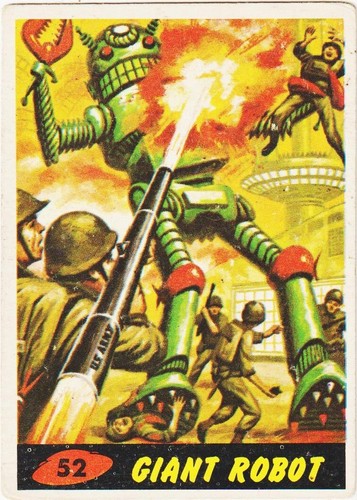 1962 Topps Mars Attacks #52 Giant Robot — TAG (grade unconfirmed)
