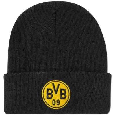BVB Mütze BVB Logo schwarz Beanie für Kinder Strickmütze BVB Fanartikel Shop